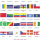 Мировые флаги в формате Adobe Illustrator