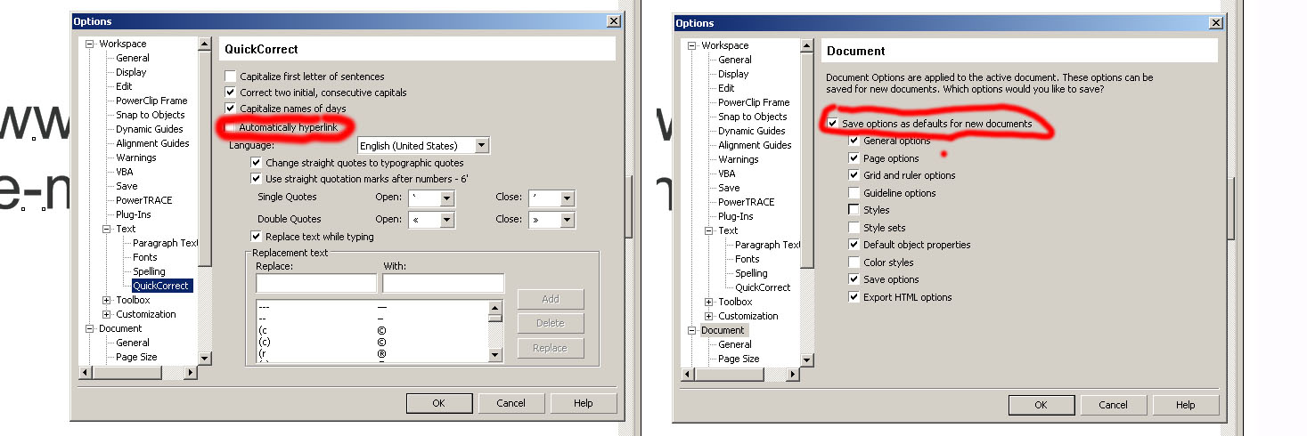 Настройка интерфейса CorelDraw